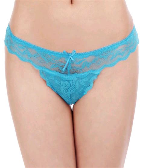 Buy Mad Shine Blue Lace Panties Online At Best Prices In India Snapdeal