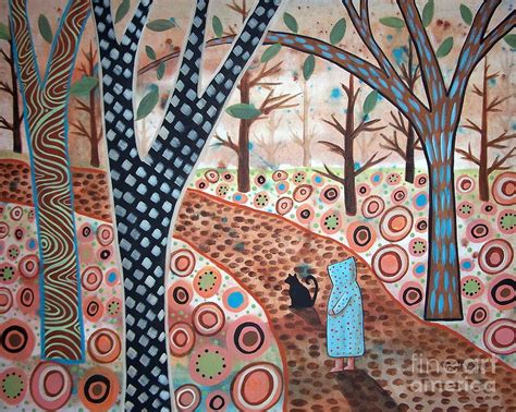 Forest Garden Painting By Karla Gerard Fine Art America