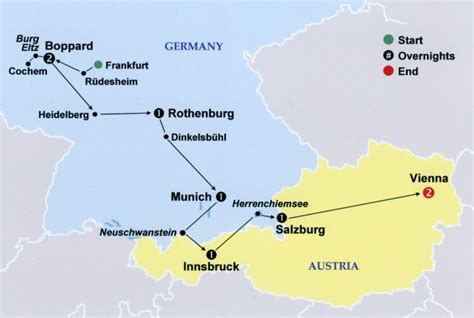 Trip Plan For Germany And Austria Wcastles Innsbruck Salzburg