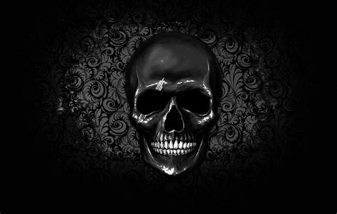 Wallpaper Skull Black And White Texture Images For Desktop Section