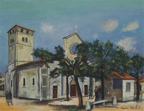 Maurice Utrillo 1883 1955 Eglise De Provence 1925 507 X 65 Cm