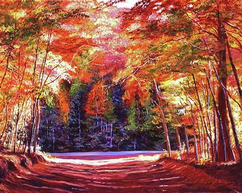 David Lloyd Glover The End Of The Road Acrylic On Canvas Painting