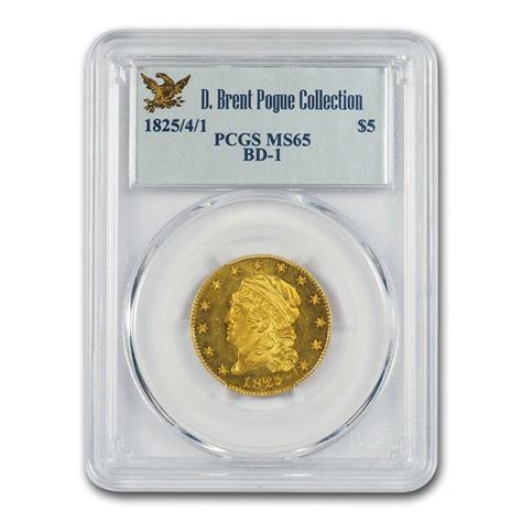 Buy 182541 5 Capped Bust Gold Half Eagle Ms 65 Pcgs Bd 1 Apmex