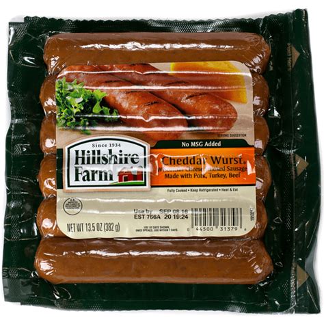 Hillshire Farm Cheddarwurst 135 Oz Sausages Sullivans Foods