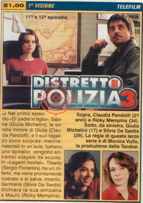 In the tenth district of the rome police a new female commissioner has just begun her work. DISTRETTO DI POLIZIA 3