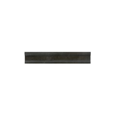 Ceramic chair rail wall trim tile (0.09 sq. Daltile M049- Antico Scuro 2x12 Chair Rail | Home Decor AZ