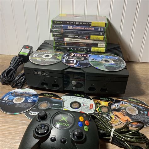 Microsoft Original Xbox Console Bundle W Oem Controller And 15 Games