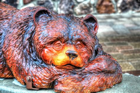 Bearbearsgrizzlygrizzly Bearsculpture Free Image From