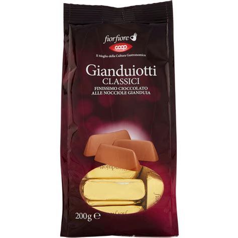 Cioccolatini Gianduiotti Classici COOP FIOR FIORE 200 G Coop Shop