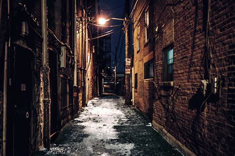 Dark Alley Pittsburgh Pa Stock Photo Download Image Now