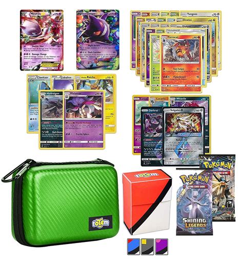 Here, you can make, and print pokemon cards, or make a card with you're stuff on it, like you, you're moves, and you're but in my case i have over 250 cards. Totem World Pokemon Cards EX Lot with Green Card Case, 2 ...