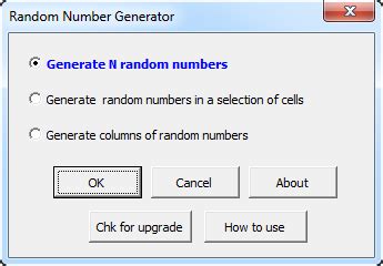 Free online random decimal number generator. Random Number Generator for Microsoft Excel