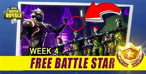 Fortnite Season 4 Week 4 Challenges Free Rocket Base Battle Star