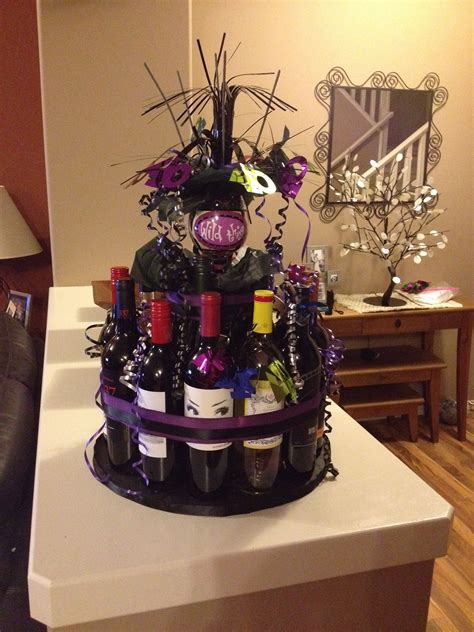 And we'll also include a card bearing. Wine Bottle "Cake" for 40th birthday. 16 bottles. | Wine ...