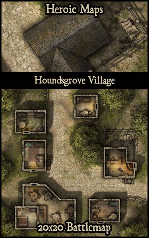 Heroic Maps Houndsgrove Village Heroic Maps Buildings Cities