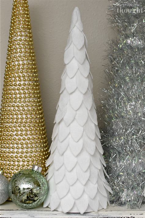 Diy Cone Christmas Trees A Wonderful Thought