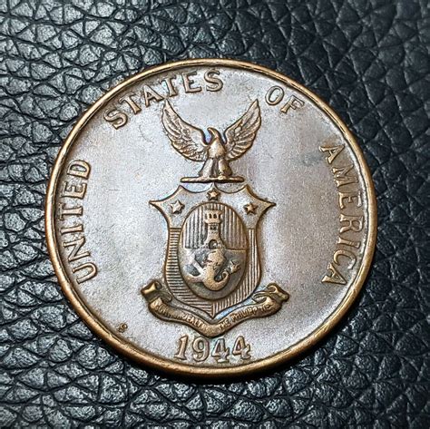 1944 United States Of America Filipinas One Centavo Coins Antique