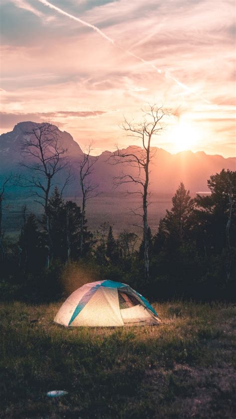 720x1280 Tent Camping Landscape Moto G X Xperia Z1 Z3 Compact