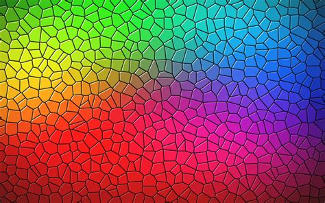 Texture Mosaics Multi Colour Backgrounds Wallpaper Hd
