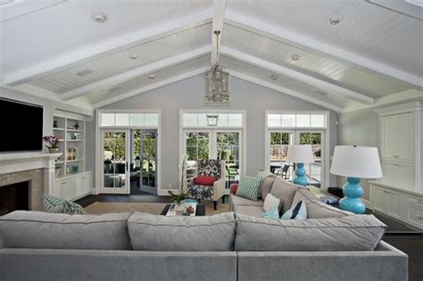 Stunning Slanted Ceiling Living Room Ideas 3 Cottage Living Rooms Home