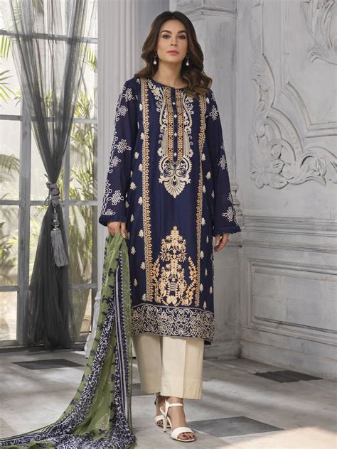 Limelight Embroidered Lawn Suit 2pc Alkarim Fabrics