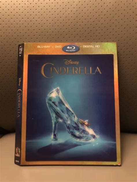 Disneys Cinderella Live Action Blu Ray Lenticular Slipcover Only Rare