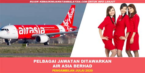 Senarai kerjaya pilihan negeri johor, kedah, kelantan, melaka, negeri sembilan, pahang, perak, perlis, pulau pinang, sabah, sarawak, selangor & terengganu. PENGAMBILAN JULAI 2020 PELBAGAI JAWATAN KOSONG AIR ASIA ...