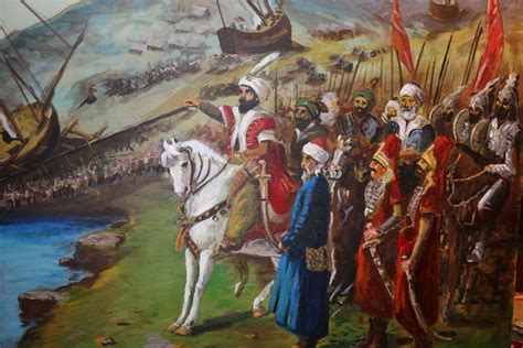 İstanbul un Fethi sırasında Fatih Sultan Mehmet in Ayasofya ya