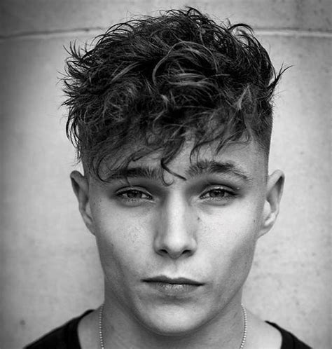 The comb fade almost styles itself and medium length hair also requires styling at the sides but it's still. Short on the sides and messy on top | Mens haircuts fade ...
