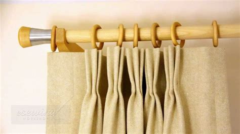 Curtain Sewing Inserting The Pin Hooks For Pinch Pleat Curtains Free