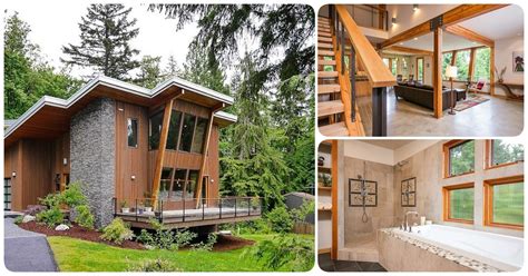 Impressive Modern Cottage At The Base Of Squak Mountain Washington By