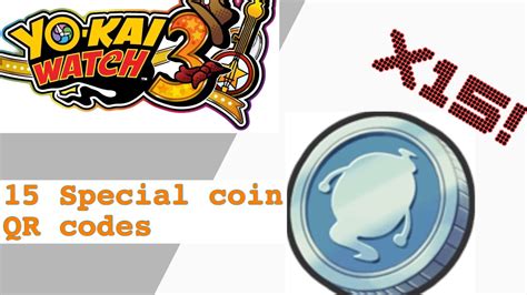 Special Coin Qr Codes For Yokai Watch Youtube