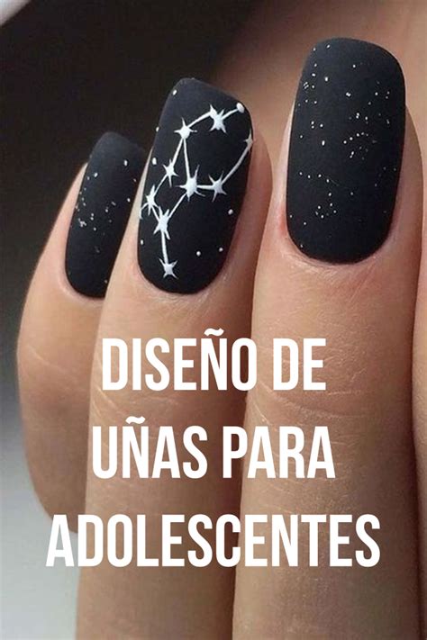 Ver más ideas sobre uñas negras, uñas, disenos de unas. UÑAS BONITAS PARA INSPIRARTE | Uñas para adolecentes ...