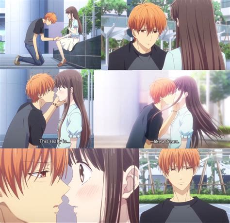 kyo x tohru kiss♡ fruits basket anime fruits basket manga anime sketch