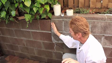 Cinder block is cheap and easy, but far from aesthetically pleasing. Repair a structural crack in cinder block wall, just an ...