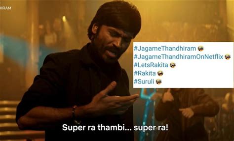 Find story, trailers, cast & crew, photo gallery, videos, songs, box office collection & every news jagame thandhiram. Dhanush's Jagame Thandhiram gets Twitter Emojis! Tamil ...