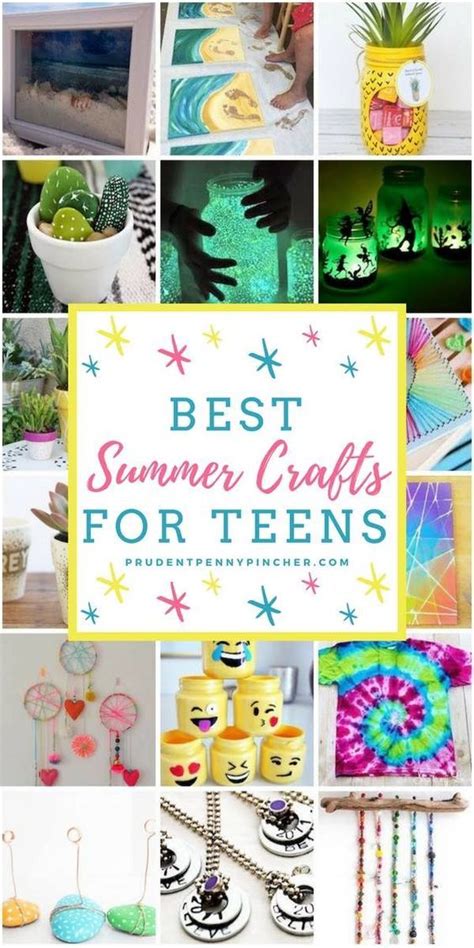 100 Best Summer Crafts For Kids Fun Crafts For Teens Arts And Crafts