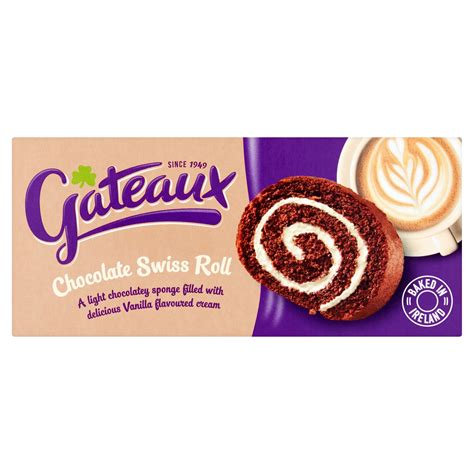 Gateaux Chocolate Swiss Roll 195g Mini Rolls And Cake Bars Iceland Foods