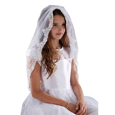 2019 New White Ivory Wedding Flower Girl Veil Kids Girls First