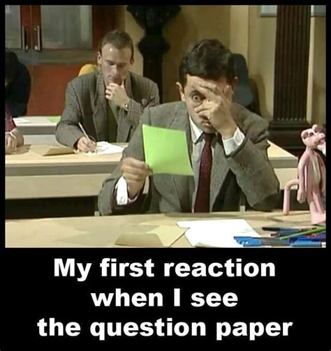 Mr Bean Exams Funny Funny Memes Hilarious