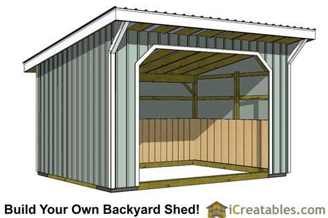 10x16 Barn Shed Plans Backyard Plan Idea