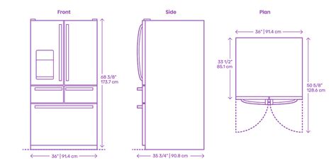 With each model, you'll find specifications like dimensions (arguably, the most important). Whirlpool Double Drawer French Door Refrigerator - 25.8 Cu ...