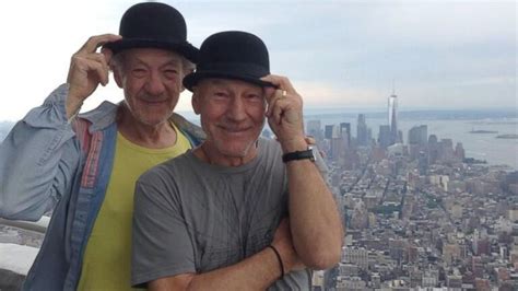 Sir ian murray mckellen ch cbe (born 25 may 1939) is an english actor whose career spans six decades. Patrick Stewart and Ian McKellan Take Photos All Over NYC ...