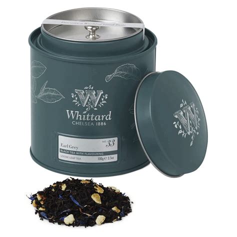 Whittards Earl Grey Loose Tea Caddy 100g Caletoni International Grocer