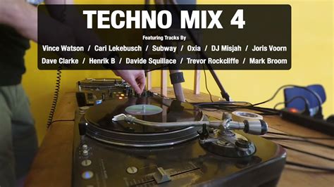 Techno Mix 4 With Tracklist Vinyl Mix Youtube