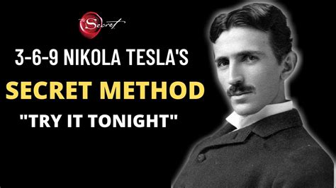 How To Use Nikola Teslas 369 Method Secret Code 369 To Manifest