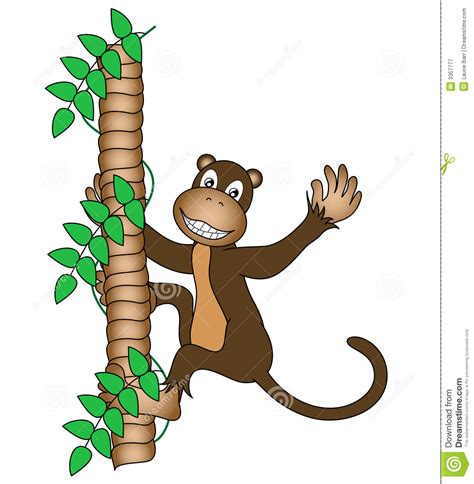 Monkey In A Tree Clipart Free Download On Clipartmag