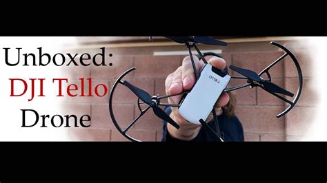 UnBoxed DJI Tello Drone Unboxing And Review With Sample Footage Best Drone For Beginners Ryze