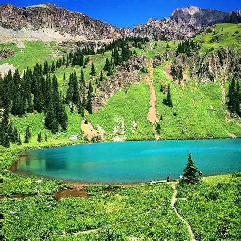 San juan mountains blue lakes. RugbySuperman on instagram. Blue Lakes Mt Sneffel ...