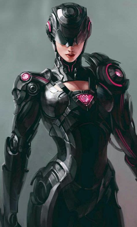72 Best Cyborg Images On Pinterest Character Design Drawings And Armors